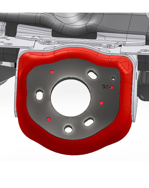 2021-2026 Ford Raptor Coil Bucket Reinforcement Plate Kit