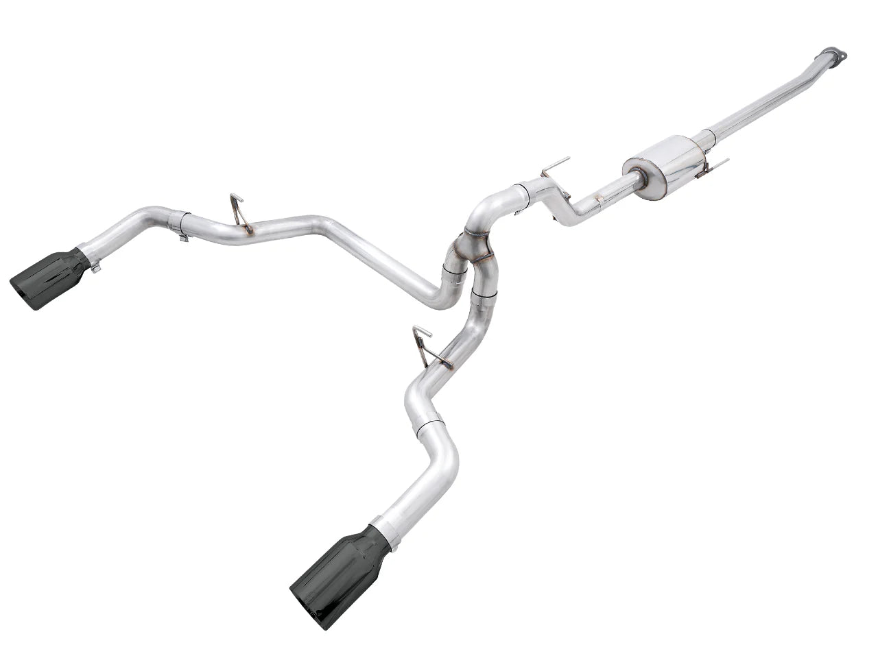 AWE 0FG Dual Split Rear Exhaust for '21+ Ford F-150 - 5" Tips