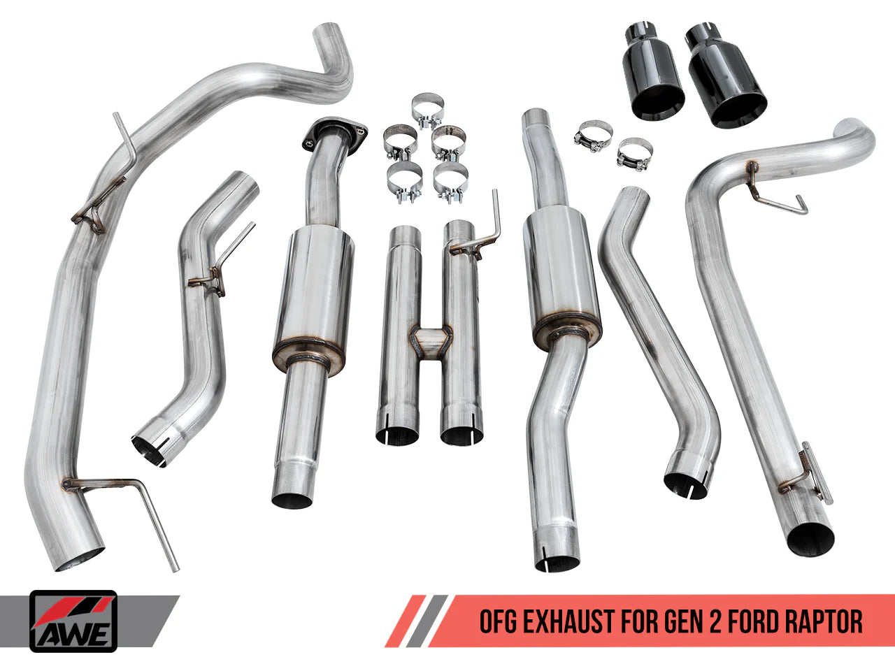 AWE FG Exhaust Suite for the Gen 2 Ford Raptor