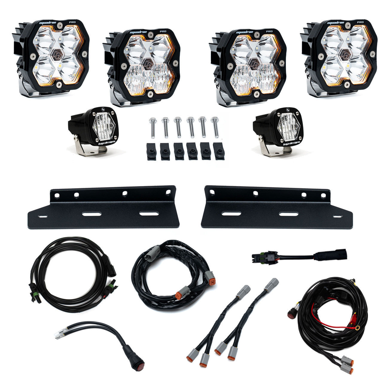 Baja Designs Squadron 2.0 Pro/S1 Fog Light Kit - 2021-2026 Ford Raptor