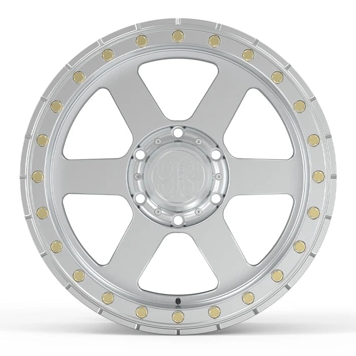 9&3 Wheels FR-06 | 6061-T6 Forged | Simulated Beadlock | Machined