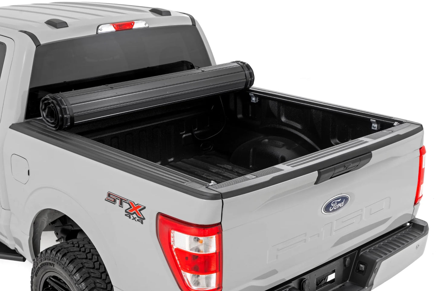Rough Country 2021-2025 Ford Raptor Hard Roll Up Bed Cover