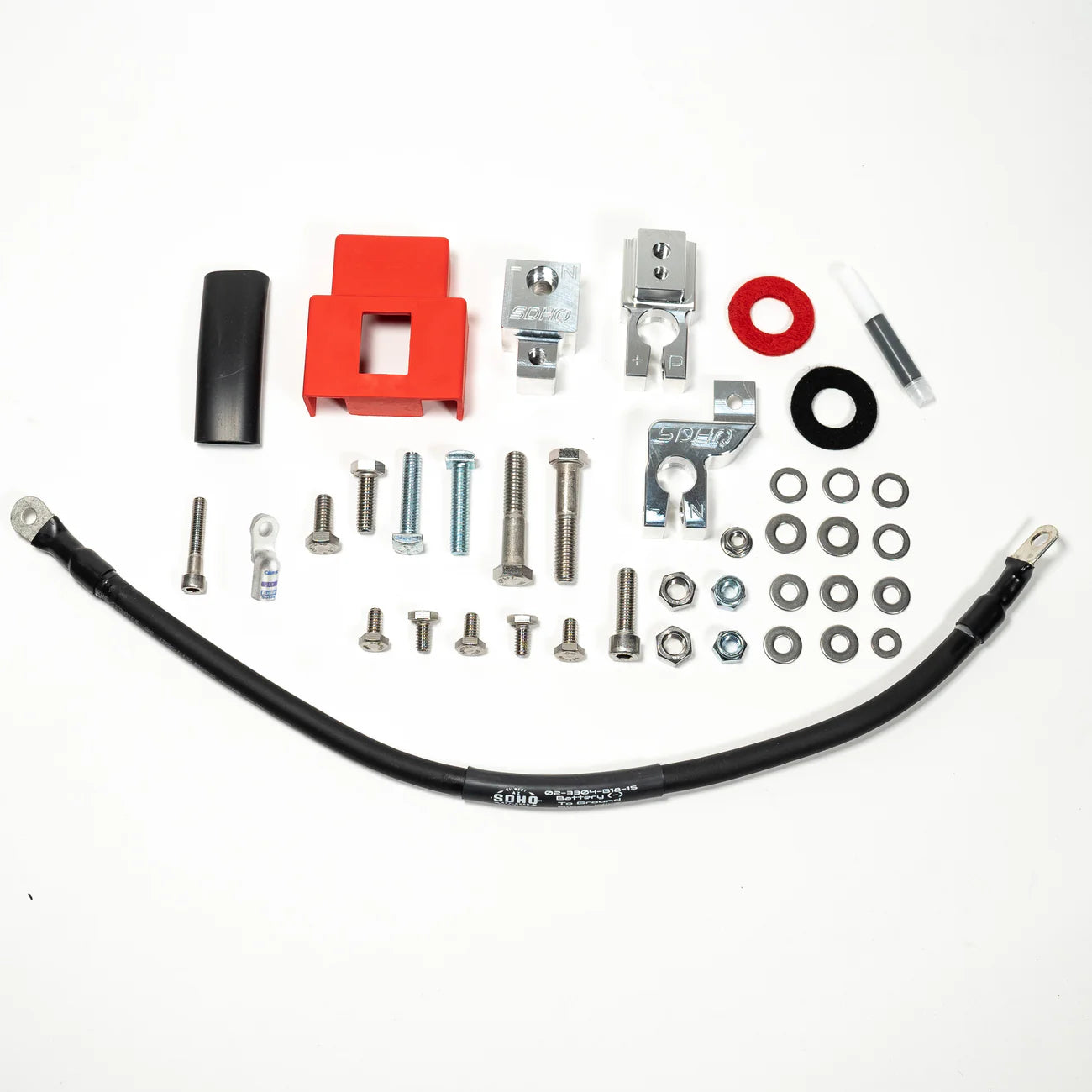 SDHQ OFF ROAD '21-23 FORD RAPTOR SDHQ BUILT BILLET BATTERY TERMINAL KIT
