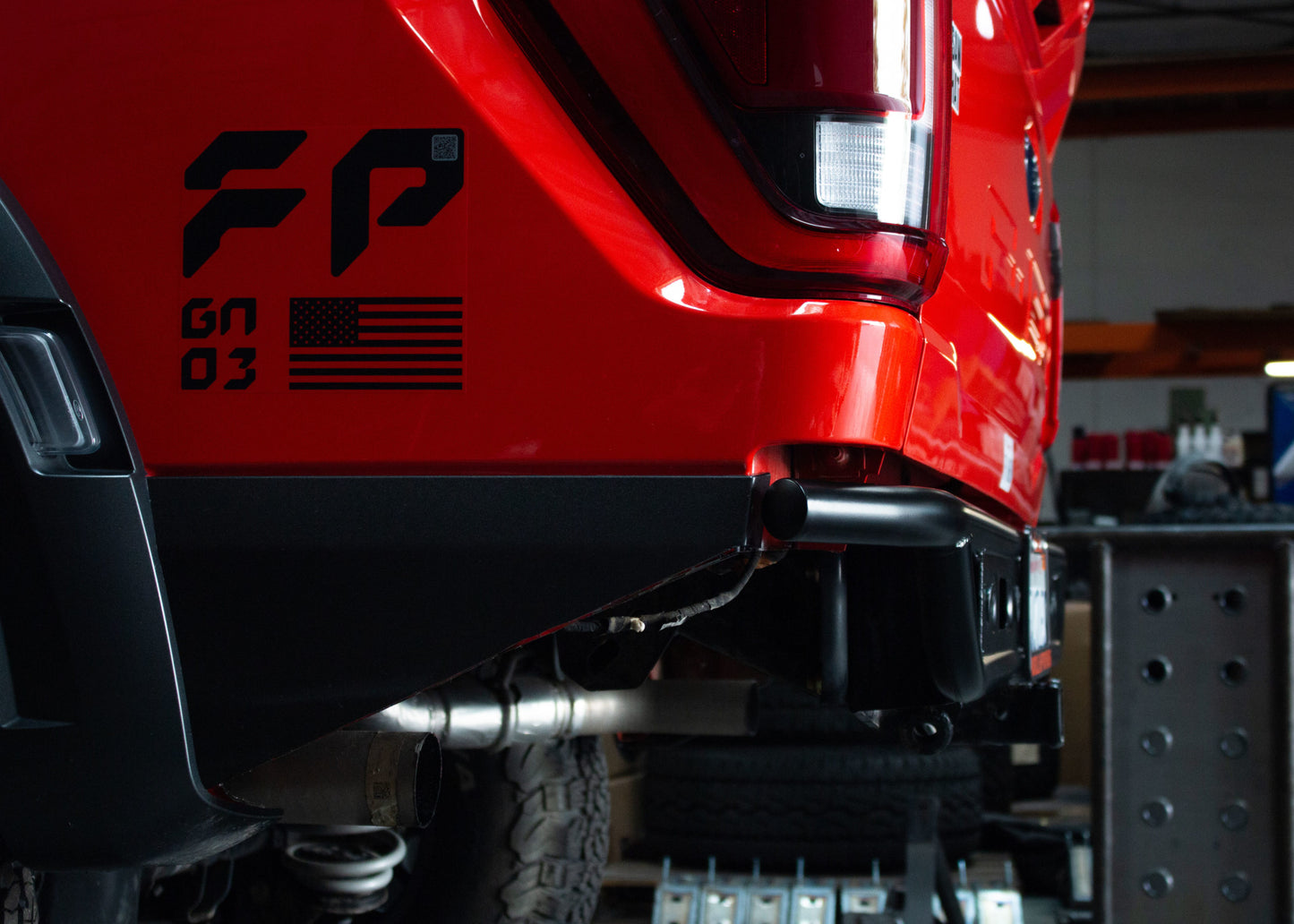 RPG Offroad Gen 3 Raptor/R Rear Motion Bumper With Integrated Trailer Hitch