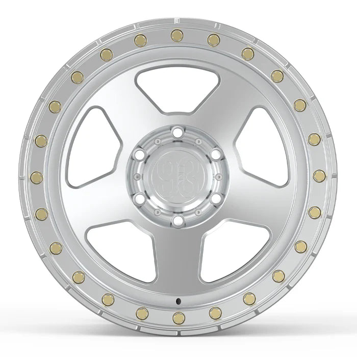 9&3 Wheels FR-05 | 6061-T6 Forged | Simulated Beadlock | Machined