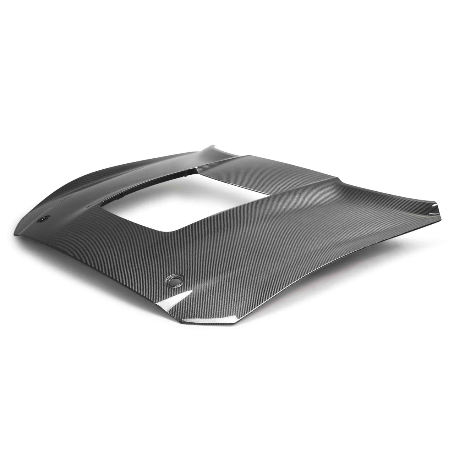 Anderson Composites Type-OE double-sided carbon fiber hood for 2020-2022 Ford Mustang Shelby GT500