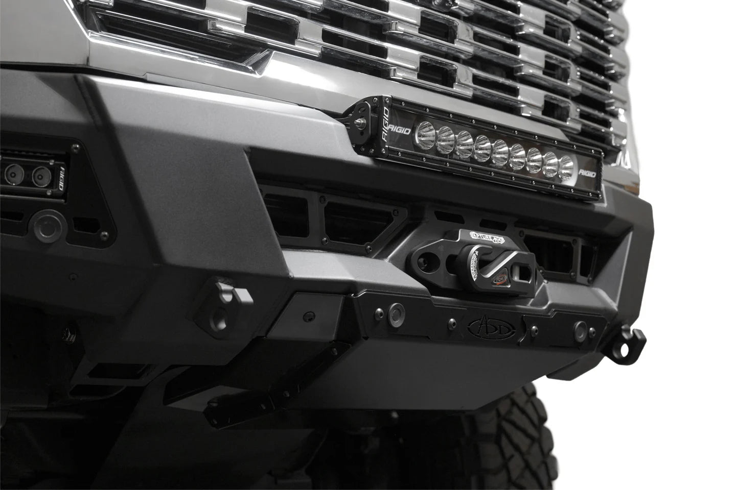 ADD OFFROAD 2024-2025 GMC Sierra 2500/3500 HD Phantom Winch Front Bumper