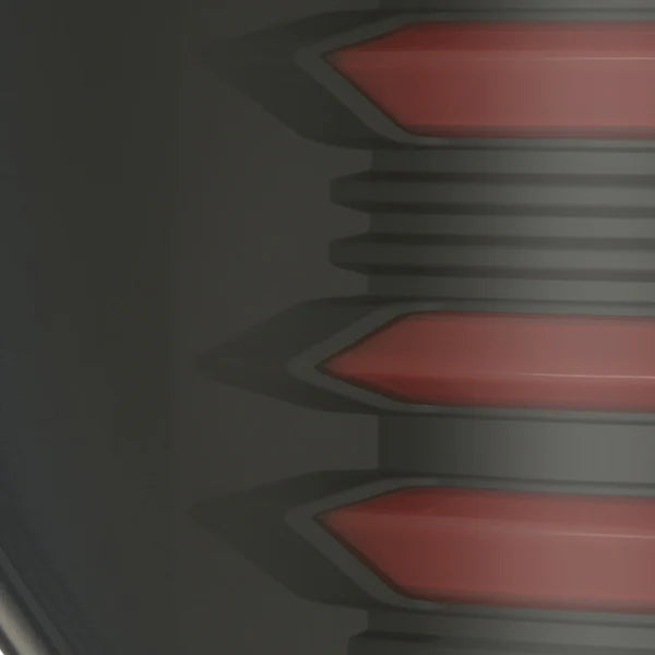 Alpharex 2010-2014 Ford Raptor LUXX-Series LED Tail Lights Black-Red