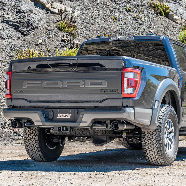 Borla 2021-2026 Ford Raptor/R Tail Pipe Kit - Carbon Fiber Black Anodize