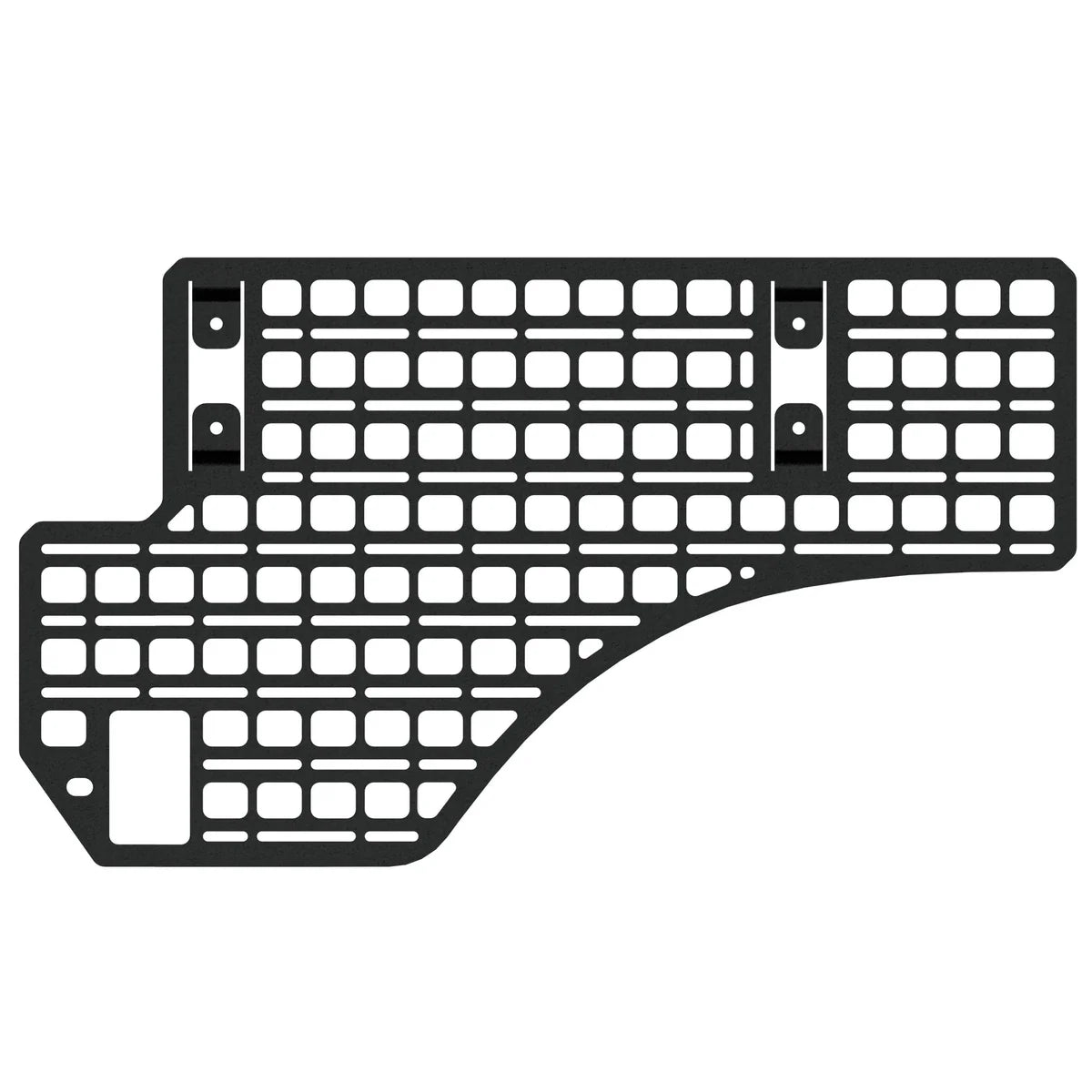 BuiltRight Industries Bedside Rack System - Passengers Front Panel | RAM 1500 (2019+)