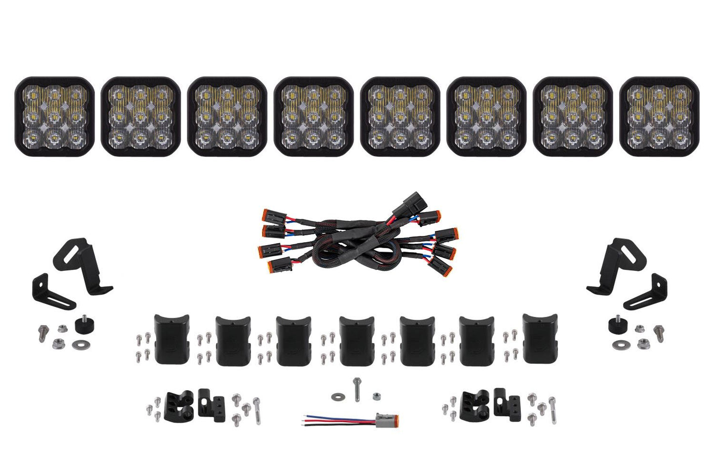Diode Dynamics Brand Logo SS5 CrossLink 8-Pod LED Light Bar