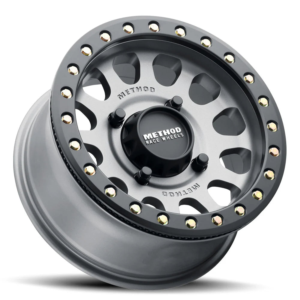 Method UTV 401 Beadlock - Titanium with Matte Black Ring