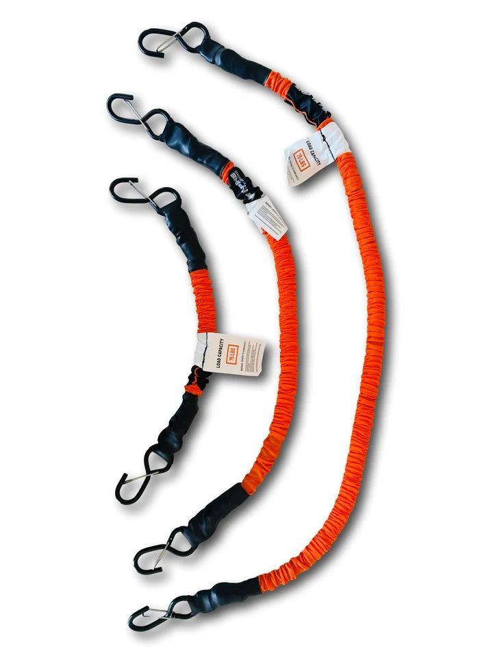 Premium Bungee Straps (Pair) – Orange