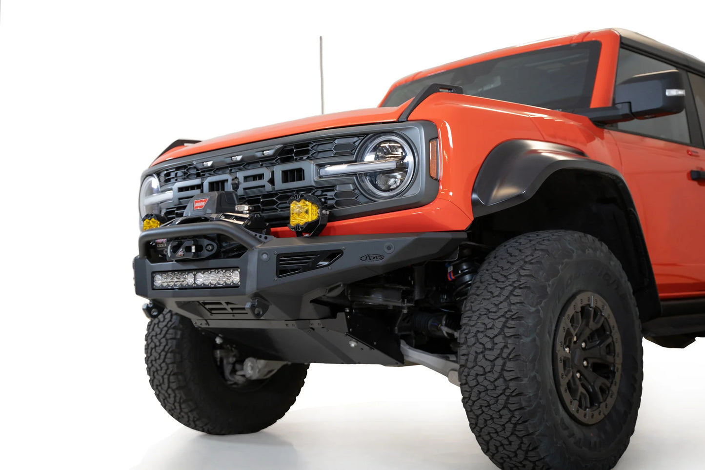 ADD 2022-2024 Bronco Raptor Rock Fighter Winch Front Bumper