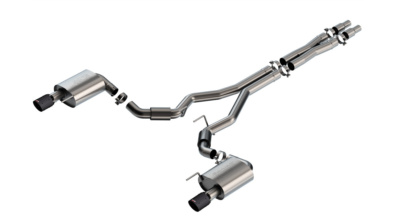 Borla 2024 Ford Mustang GT 5.0L V8 w/o Active Exhaust S-Type Cat-Back Exhaust System