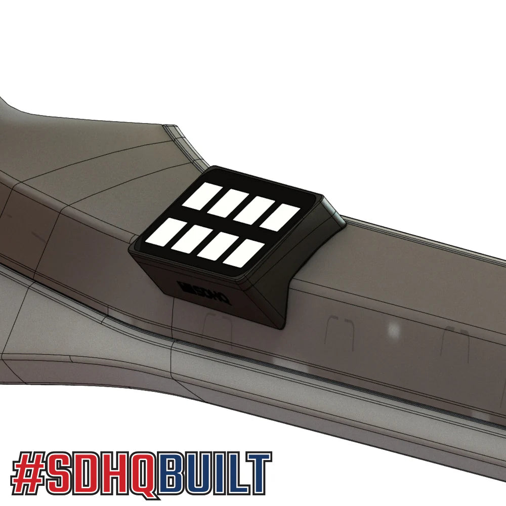 SDHQ OFF ROAD '21-25 FORD RAPTOR SDHQ BUILT SWITCH-PROS SP-9100 FLOW THROUGH CENTER CONSOLE KEYPAD MOUNT