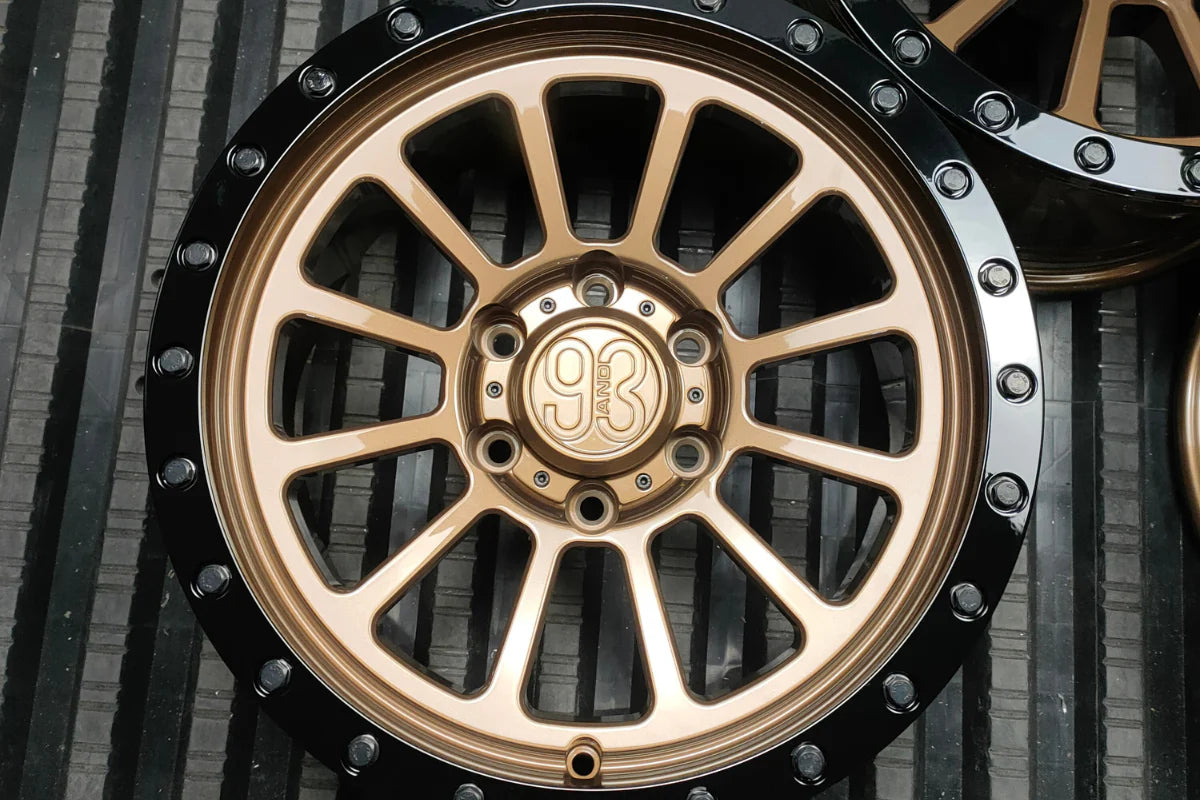 9&3 Wheels FR-12R | 6061-T6 Forged | Simulated Beadlock w/ Removable Ring