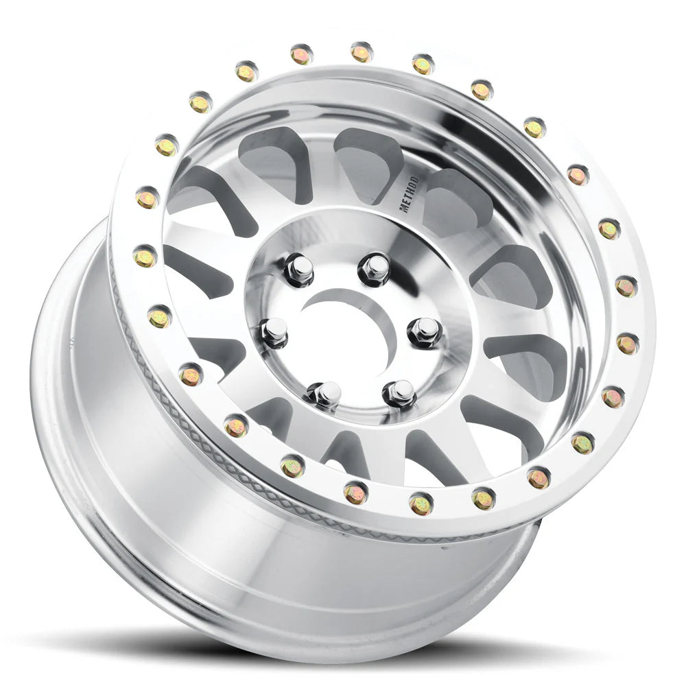 Method Race Wheels MR101 Beadlock 17x9 -12mm Offset 6x135 87mm CB Raw Machined