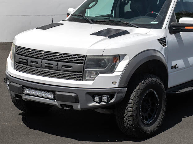 2010-2014 Ford Raptor SVT Replacement Carbon Fiber Hood Vents