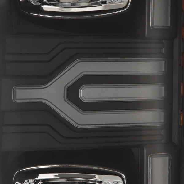 Alpharex 20-22 Ford Super Duty LUXX-Series LED Projector Headlights Black