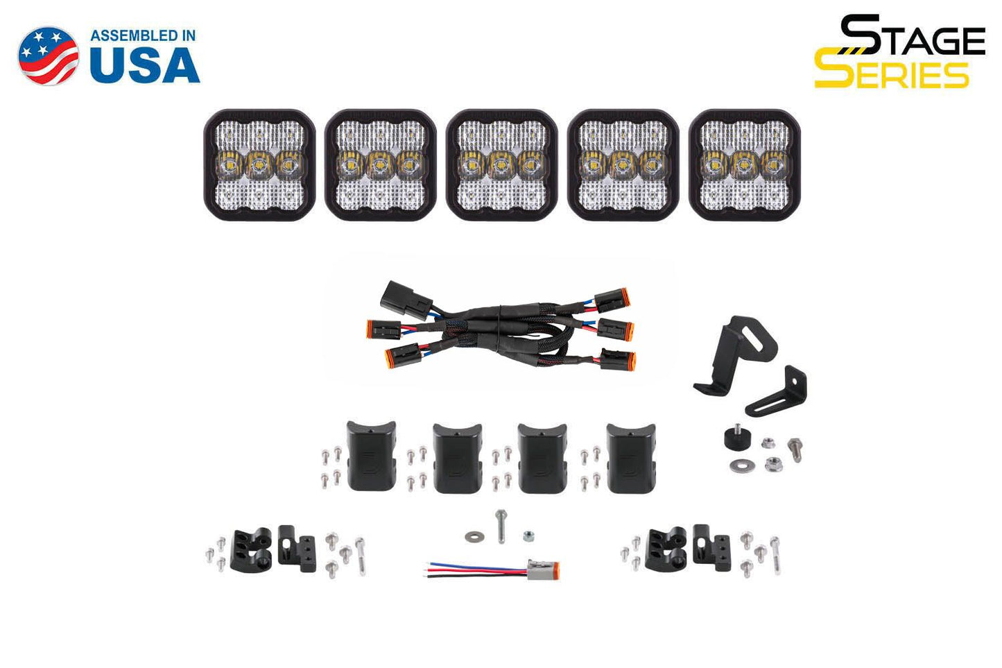 Diode Dynamics Brand Logo SS5 CrossLink 5-Pod LED Light Bar