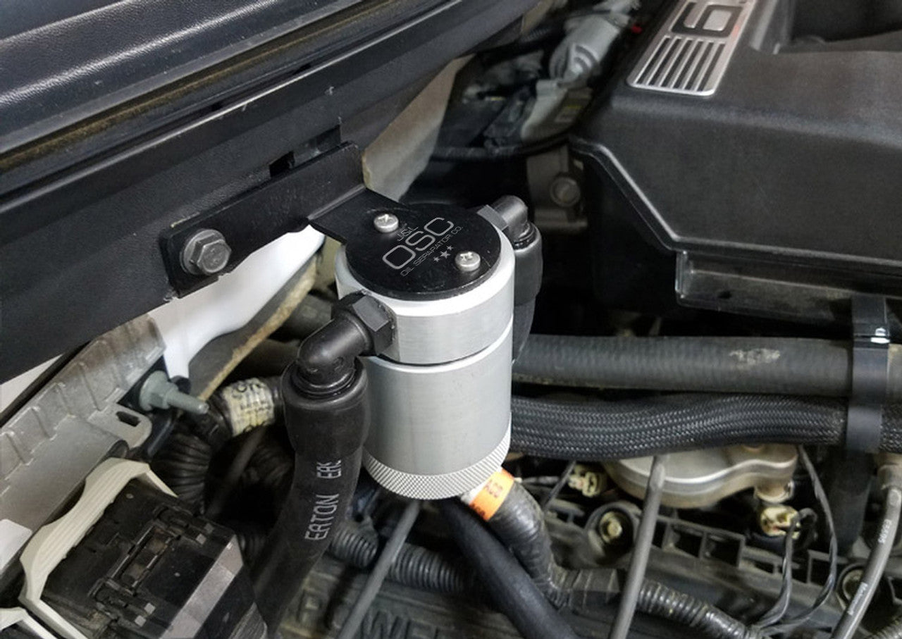 J&L 3.0 Passenger Side Oil Catch Can - 2010-2014 Ford Raptor