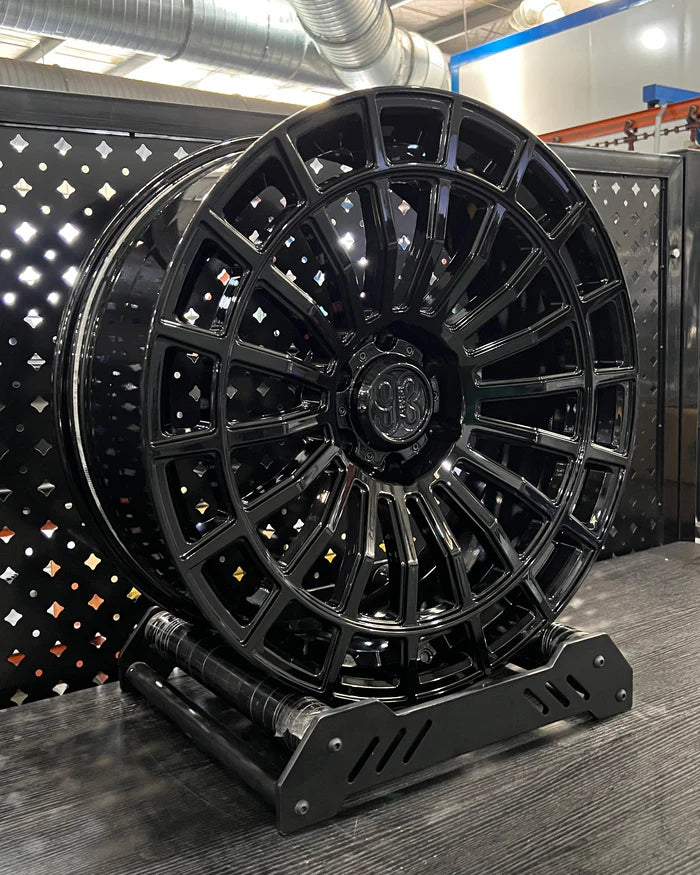 9&3 Wheels FR-18EXO | 6061-T6 Forged | Smooth Lip | Black