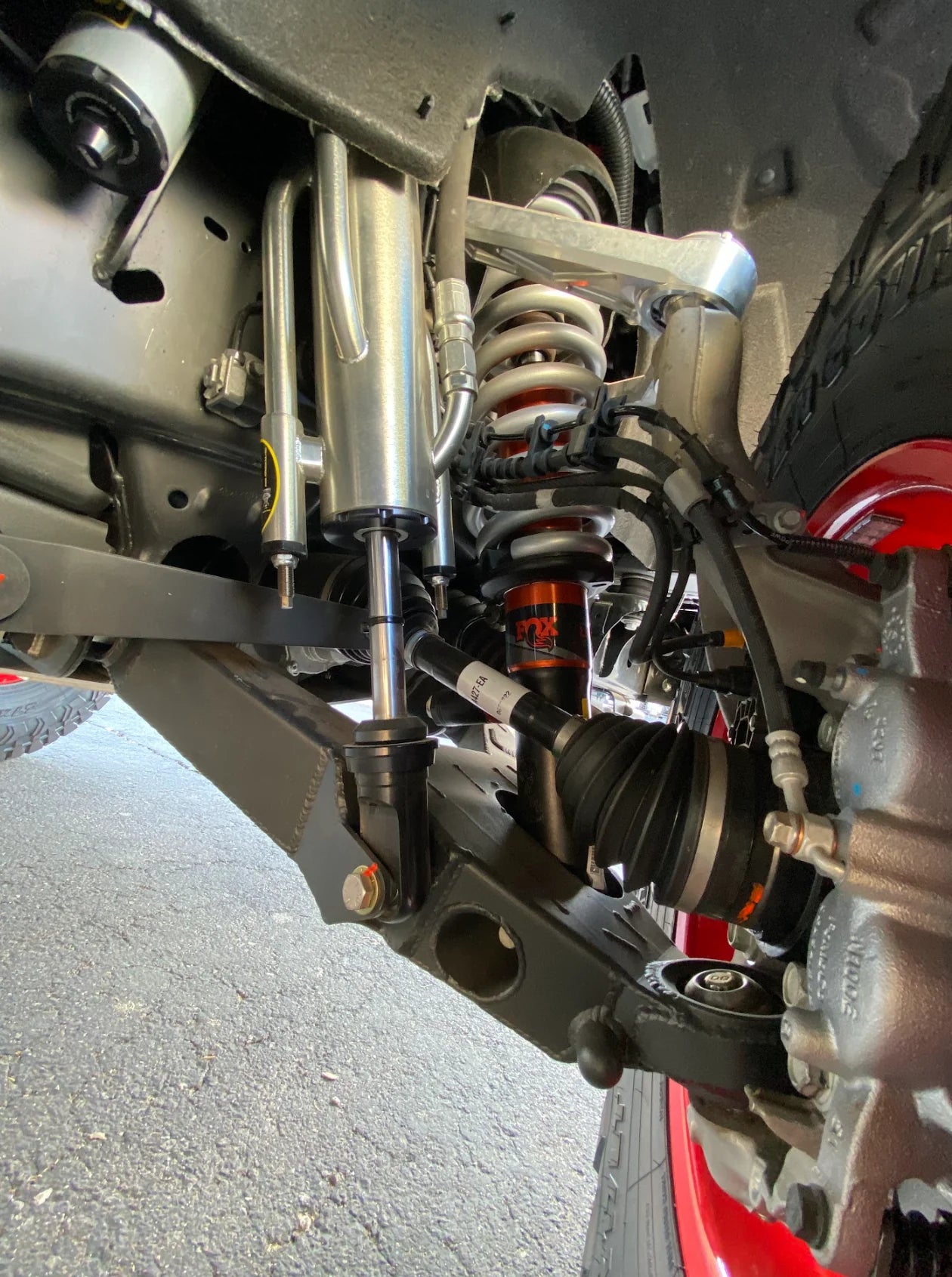 Foutz 2010-2014 Raptor Stock Width Mid Travel Front Suspension Kit with Billet Upper Arm