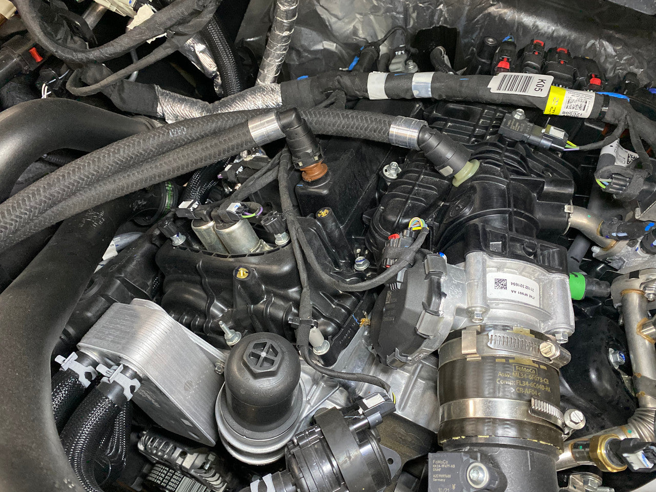 UPR 2021-24 F150 2.7L, 3.5L Ecoboost (including Raptor and 22-24 Expedition) Plug n Play™ Dual Valve Oil Catch Can with CSCC