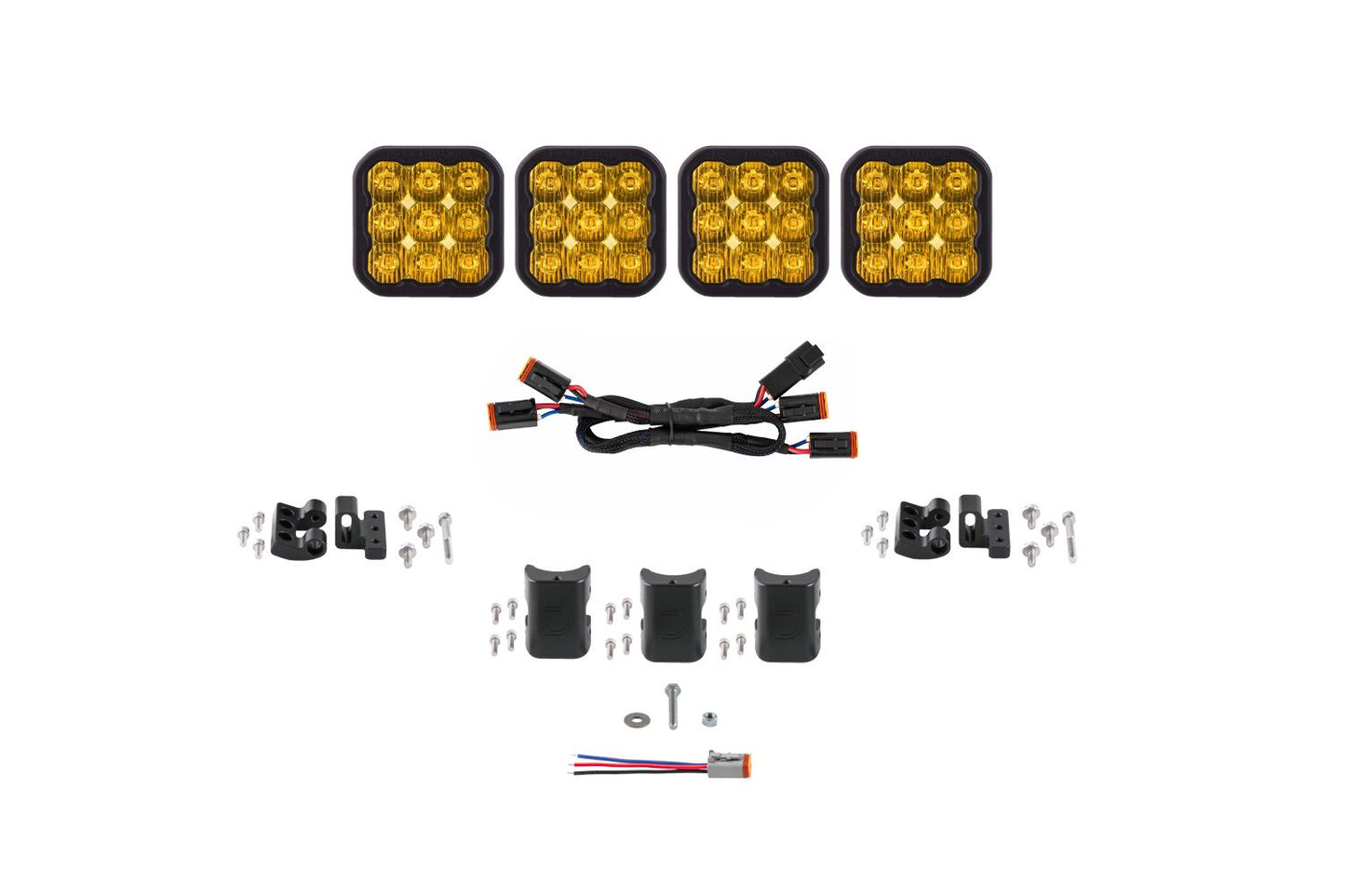 Diode Dynamics Brand Logo SS5 CrossLink 4-Pod LED Light Bar