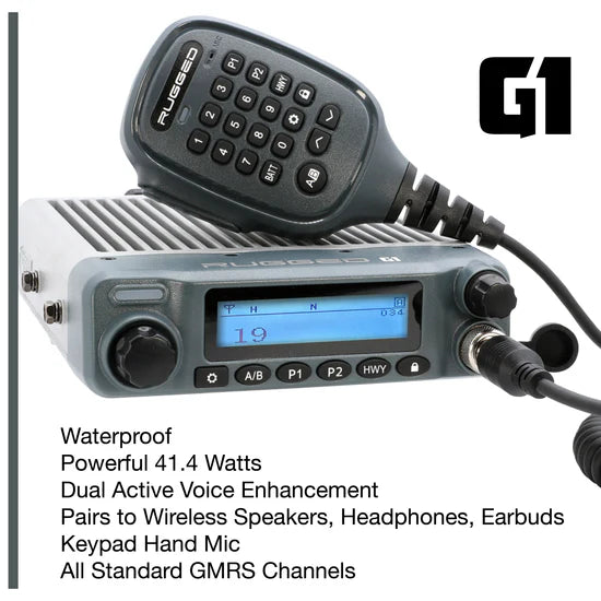 Rugged Radios RAM TRX Two-Way Mobile Radio Kit