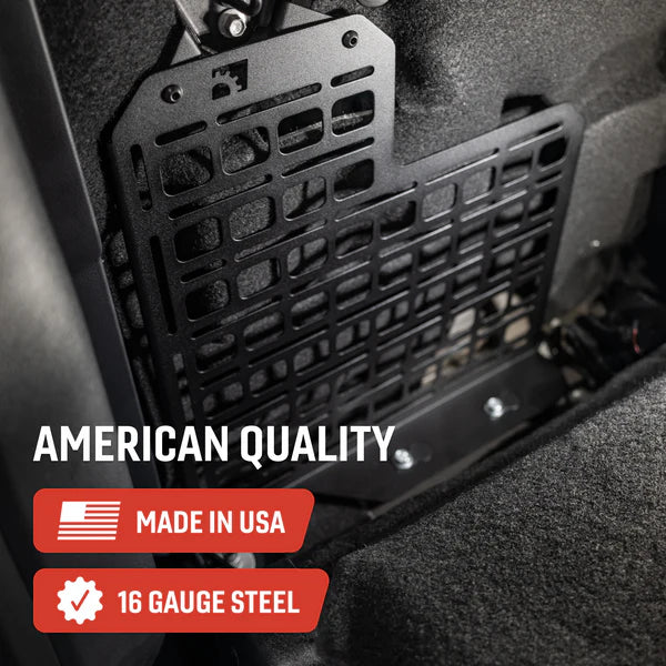Builtright Industries Rear Seat Back Storage - 2017-2025 Ford Raptor