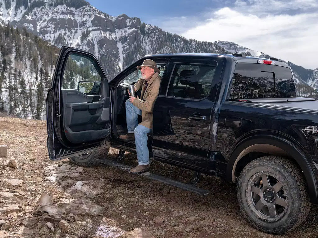 AMP Research 2015-2018 Ford F150 & Raptor All Cabs PowerStep Plug N Play - Black