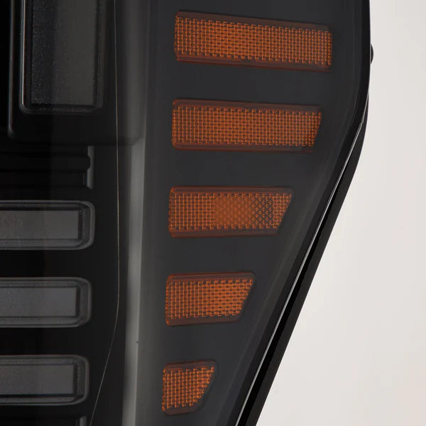 Alpharex 20-22 Ford Super Duty LUXX-Series LED Projector Headlights Chrome