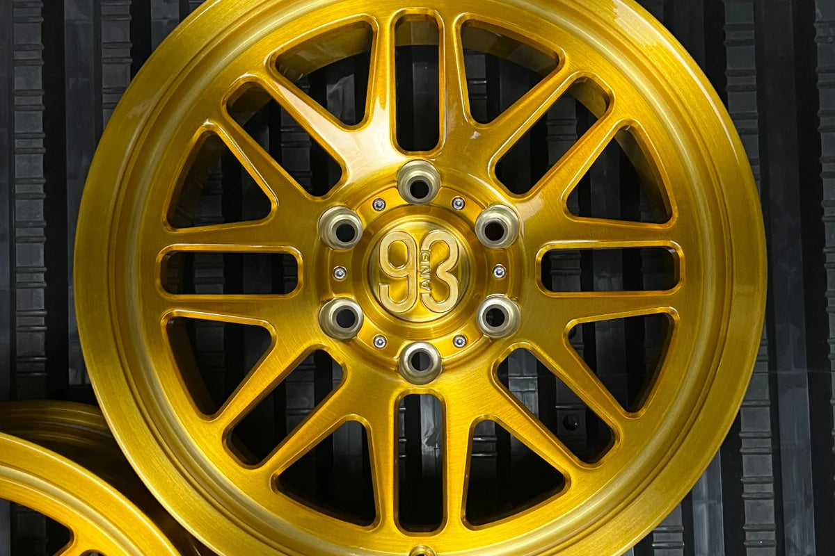 9&3 Wheels FRS-01 | 6061-T6 Forged | Smooth Lip | Brushed Gold