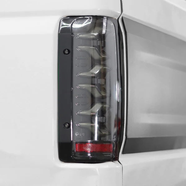 Alpharex 87-96 Ford F-Series/Bronco LUXX-Series LED Tail Lights Alpha-Black