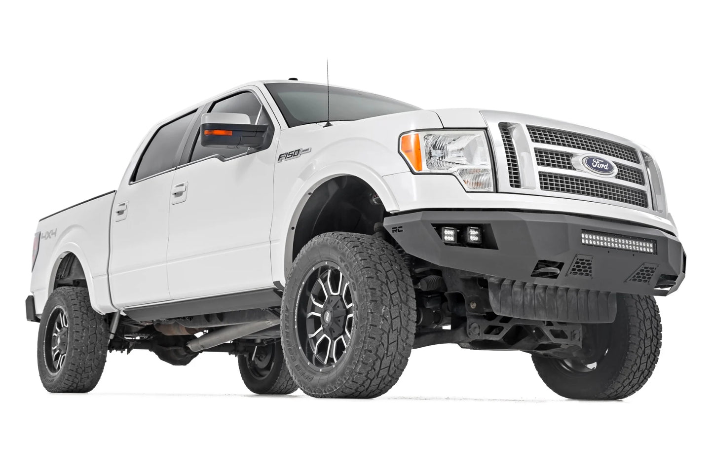 Rough Country Dual Electric Motor Power Running Boards - 2010-2014 Ford Raptor
