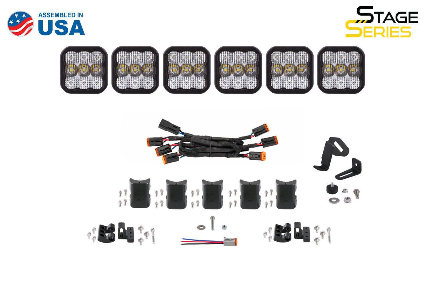 Diode Dynamics Brand Logo SS5 CrossLink 6-Pod LED Light Bar