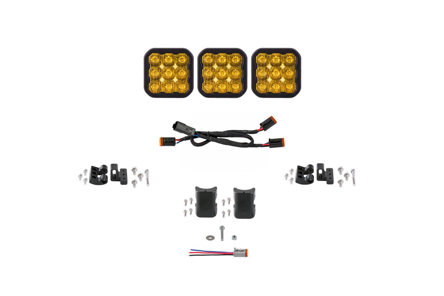 Diode Dynamics Brand Logo SS5 CrossLink 3-Pod LED Light Bar