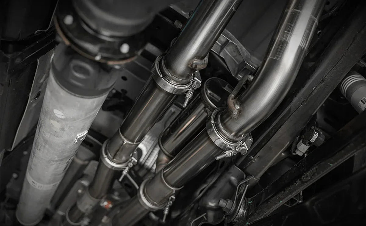 MagnaFlow 2025 Ram 1500 RHO SPEQ Series Black Chrome Cat-Back Performance Exhaust System
