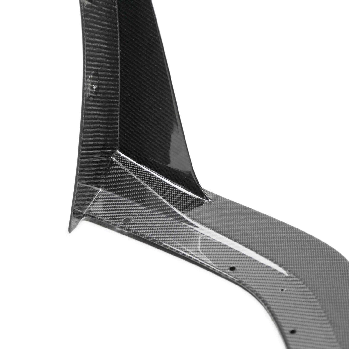 Anderson Composites Carbon fiber front splitter wickers for 2020-2022 Ford Mustang Shelby GT500