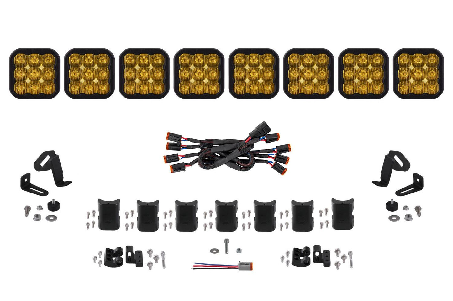 Diode Dynamics Brand Logo SS5 CrossLink 8-Pod LED Light Bar