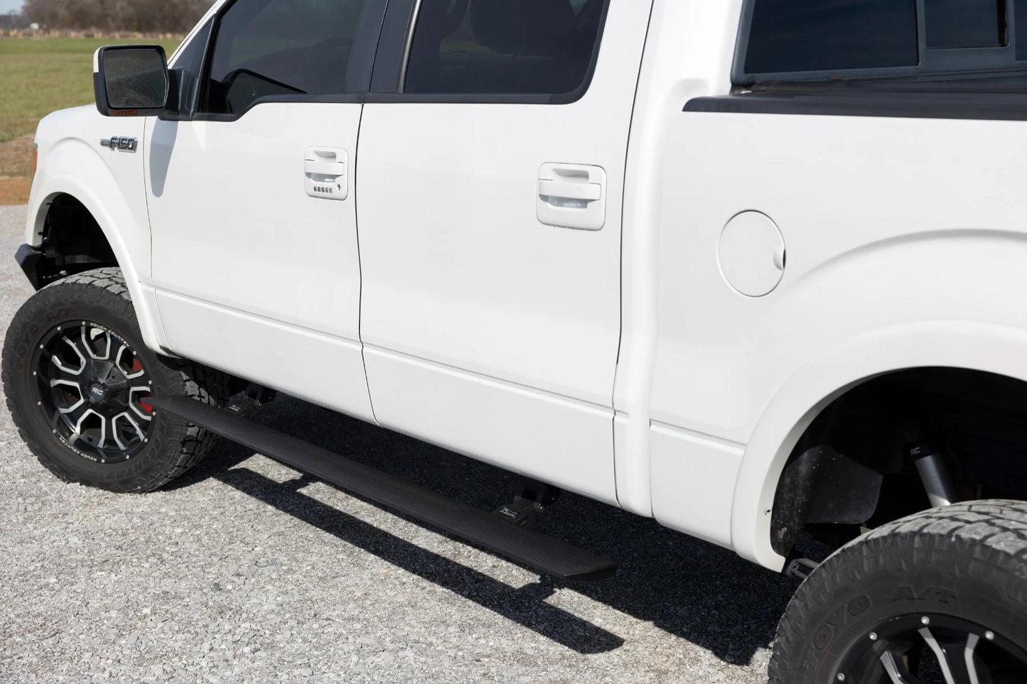 Rough Country Dual Electric Motor Power Running Boards - 2010-2014 Ford Raptor