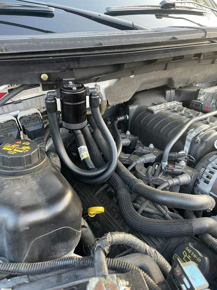 J&L 3.0 Passenger Side Oil Catch Can - 2010-2014 Ford Raptor