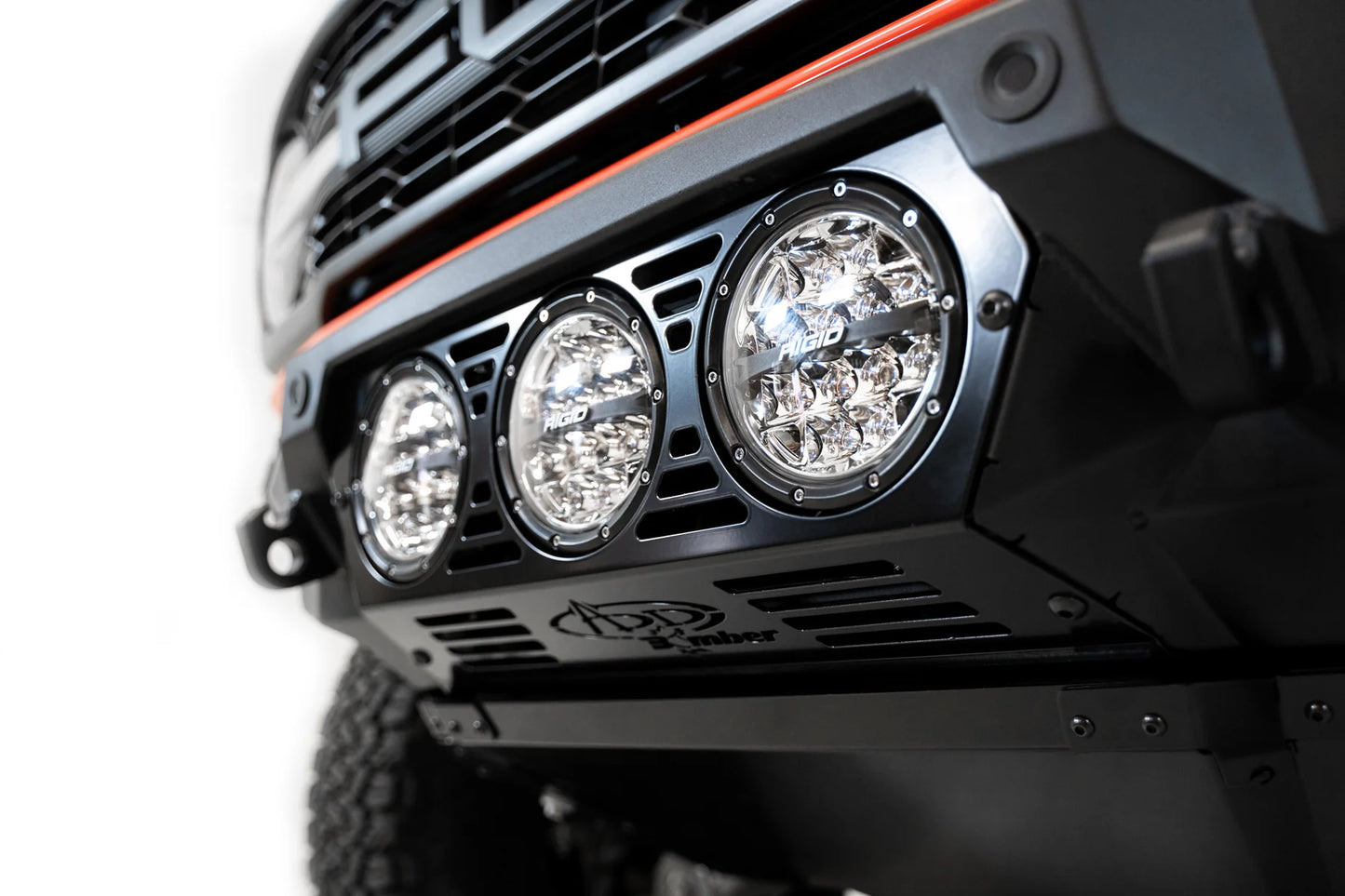 ADD 22-23 Ford Bronco Raptor Bomber Front Bumper - Rigid Lighting