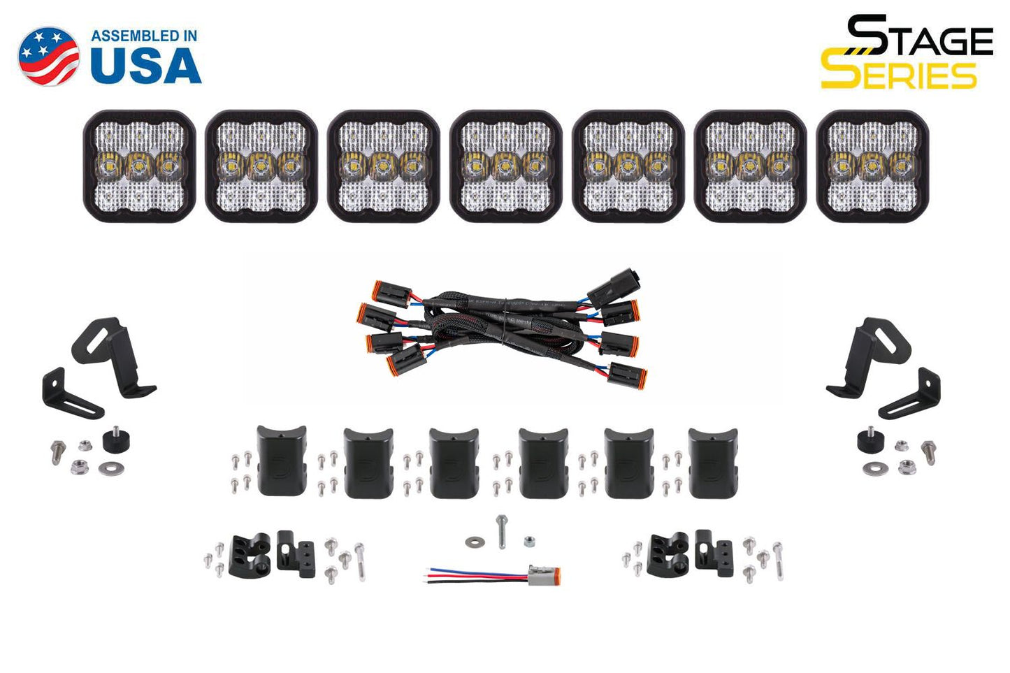 Diode Dynamics Brand Logo SS5 CrossLink 7-Pod LED Light Bar