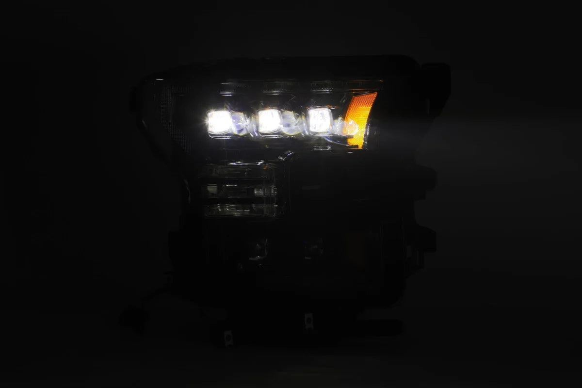 Alpharex 15-17 Ford F150 / 17-20 F150 Raptor NOVA-Series LED Projector Headlights Alpha-Black