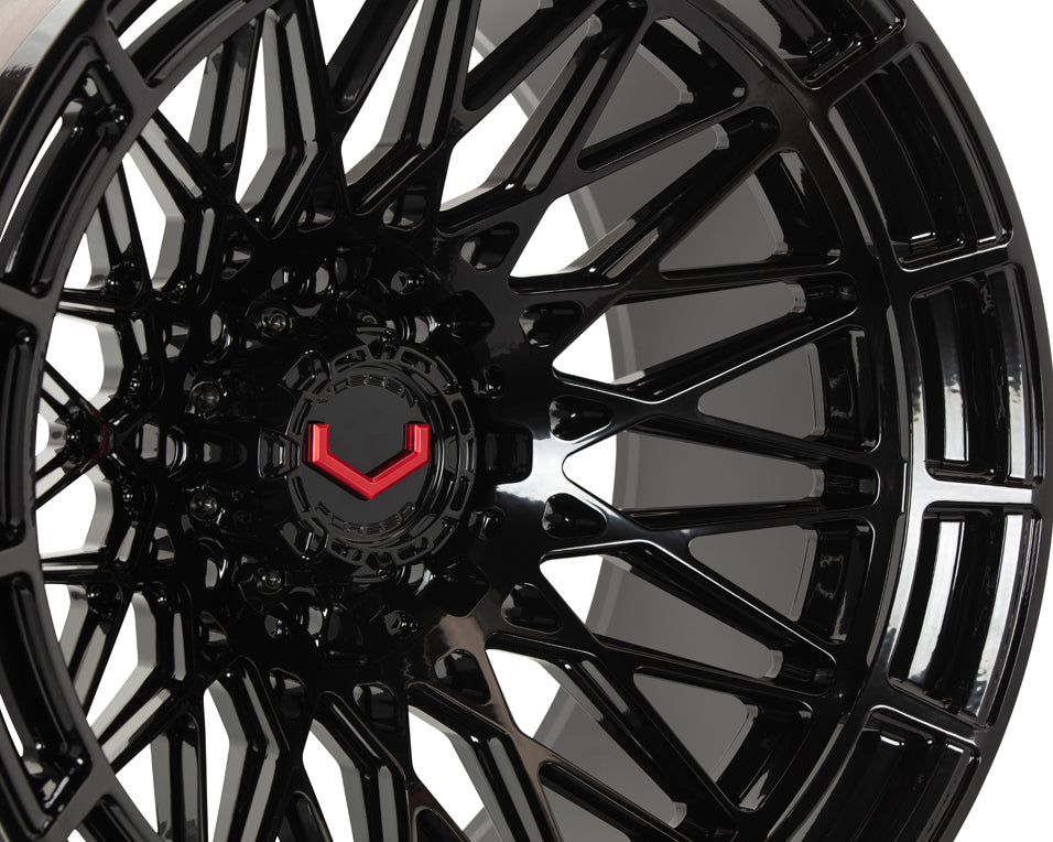 Vossen LCX-03 22x12 - 6x135 - ET44 - Ultra Deep - 87.1 - Gloss Black Wheel