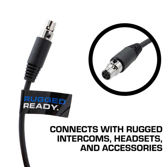 Rugged Radios Radio Kit Plus - M1 RACE SERIES - High Power Waterproof Business Band Mobile Radio Kit with External Speaker