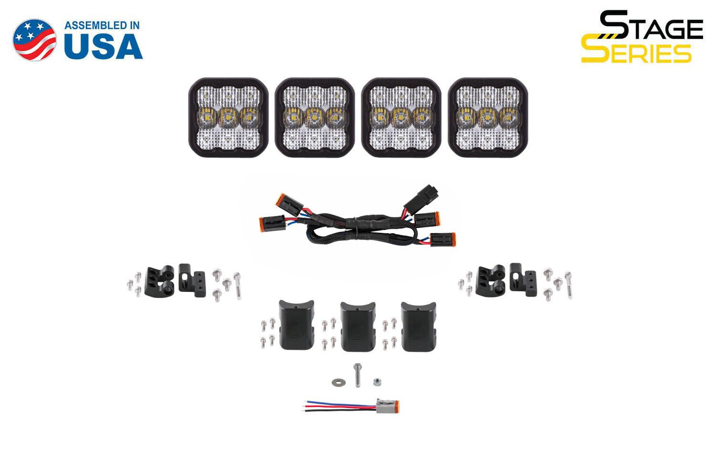Diode Dynamics Brand Logo SS5 CrossLink 4-Pod LED Light Bar
